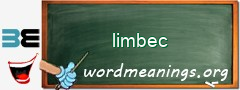 WordMeaning blackboard for limbec